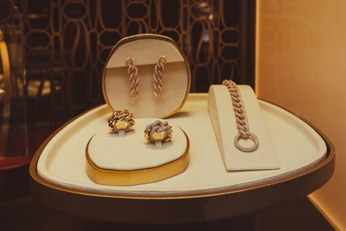 Coffret bracelet et bague assortis